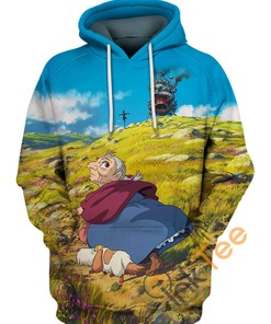 Sophie And Heen Studio Ghibli Hoodie 3D