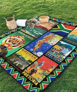 South Africa Quilt Blanket Bedding Set
