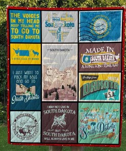 South Dakota Quilt Blanket Bedding Set