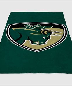 South Florida Bulls Baseball Sherpa Fleece Blanket Gifts for Family, for Couple
