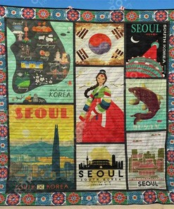 South Korea Quilt Blanket Bedding Set