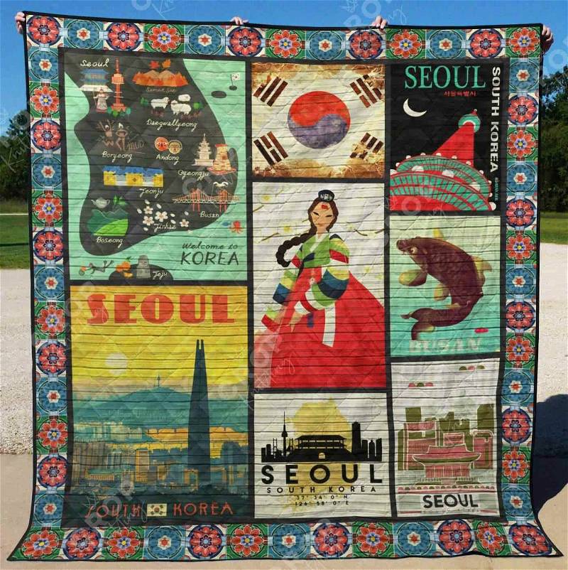South Korea Quilt Blanket Bedding Set
