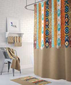 Southwest Fun Shower Curtain Bath Towel Bath Mat Build a Set