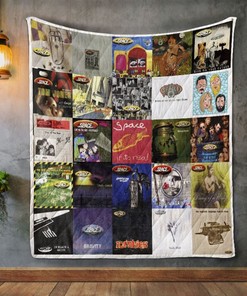 Space Album Covers Quilt Blanket Bedding Set for Home Décor
