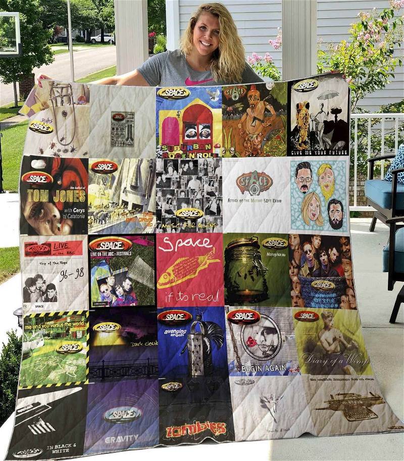Space Band Quilt Blanket Bedding Set