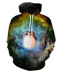 Space Cat Galaxy Cat Hoodie 3D