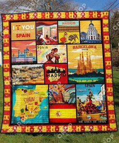 Spain 1 Quilt Blanket Bedding Set