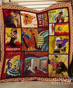 Spain 3 Quilt Blanket Bedding Set