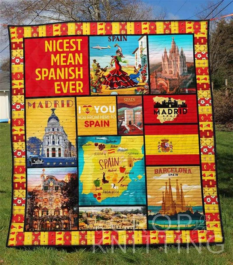 Spainish 1 Quilt Blanket Bedding Set