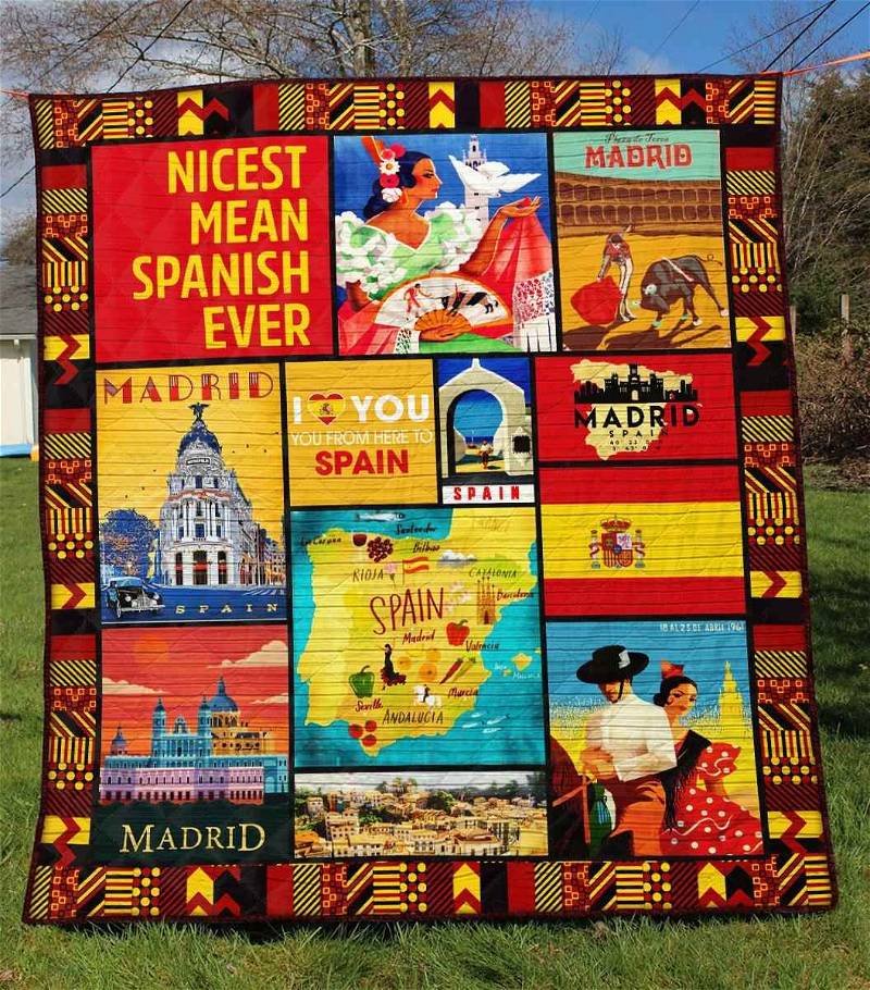 Spainish Quilt Blanket Bedding Set