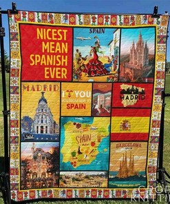 Spainish Quilt Blanket Bedding Set With Pillowcase Option