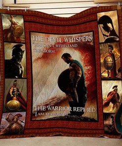 Spartan The Devil Whispers V2 Quilt Blanket Bedding Set
