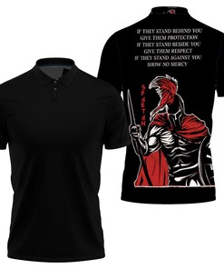 Spartan Warrior If They Stand Behind You Give Them Protection If 3D All Over Print Polo Shirt
