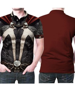 Spawn Fictional Hero Warrior 3D All Over Print Polo Shirt