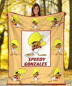 Speedy Gonzales Looney Tunes Sherpa Fleece Blanket Gifts for Family, for Couple