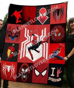 Spider Man Quilt Blanket Bedding Set for Home Décor