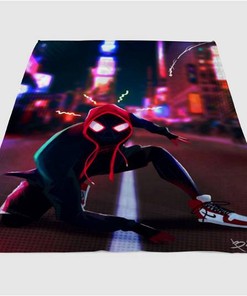 Spider Man Wallpaper 2 Sherpa Fleece Blanket Gifts for Family, for Couple