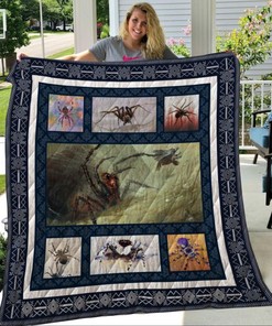 Spider Painting Quilt Blanket Bedding Set Great Customized Gifts For Birthday Christmas Thanksgiving Perfect Gifts For Spider Lover
