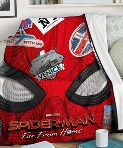 Spider-Man Far From Home Fleece Blanket Gift For Fan, Quilt Blanket Bedding Set Gift84