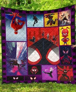 Spider-Verse For Spider-Man Fan Gift Quilt