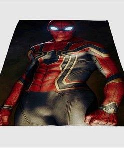 Spiderman Cool Sherpa Fleece Blanket Gifts for Family, for Couple