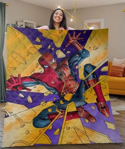 Spiderman Fan Gift, The Superior Spider Man Quilt Blanket Bedding Set