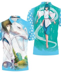 Spirited Away Nigihayami Kohaku Nushi Haku Wonderful 3D All Over Print Polo Shirt