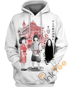 Spirited Away Sumi-e Hoodie 3D