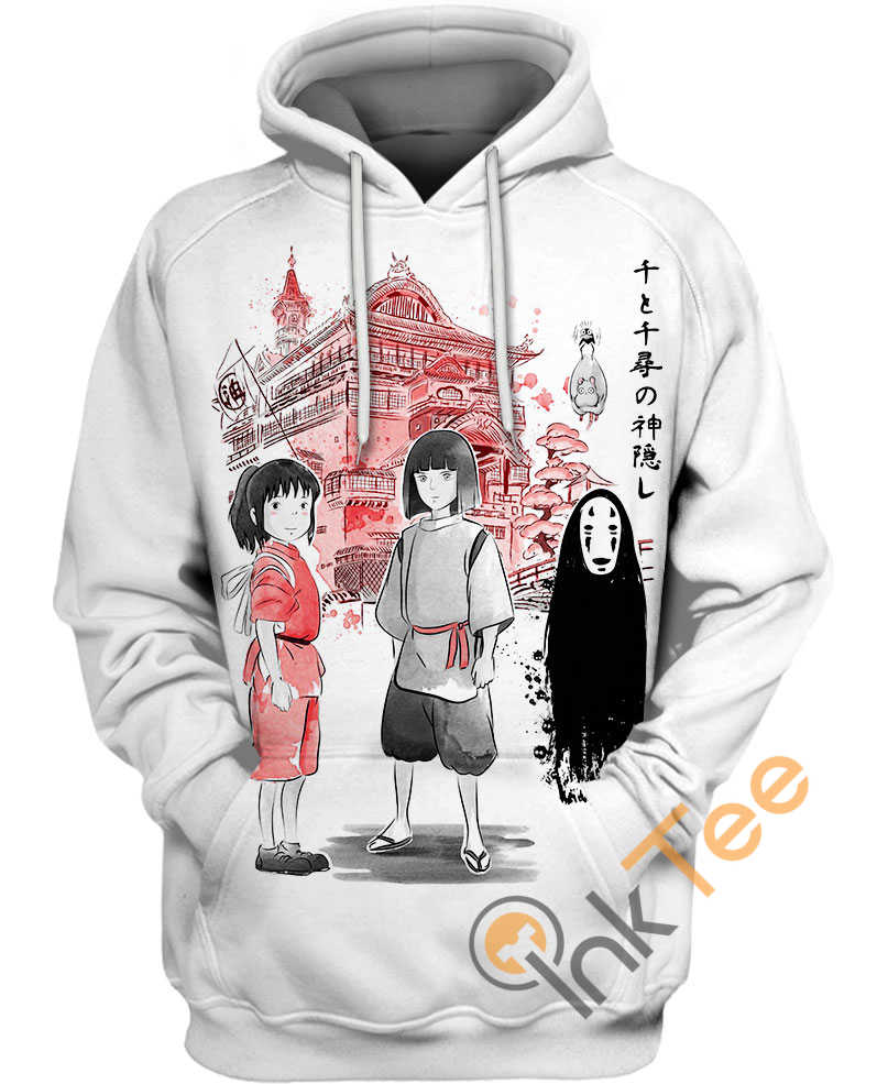 Spirited Away Sumi-e Hoodie 3D