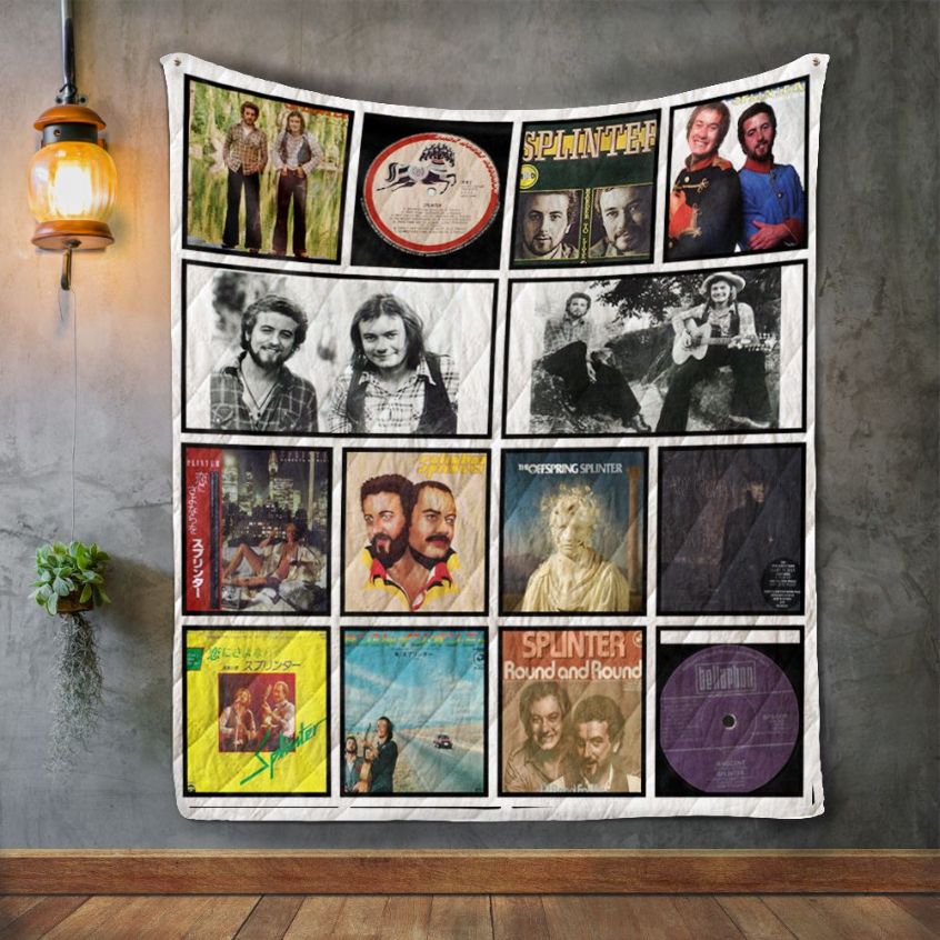 Splinter Album Covers Quilt Blanket Bedding Set