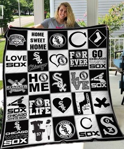 Sport Chicago White Sox Quilt Blanket Bedding Set