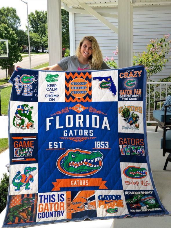 Sport Florida Gators Collection Quilt Blanket Bedding Set