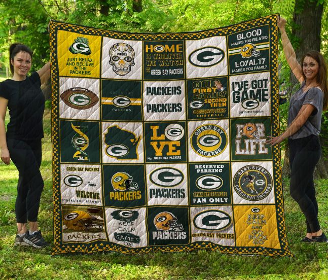 Sport Team Green Bay Packer Quilt Blanket Bedding Set