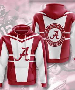 Sports American Football Ncaaf Alabama Crimson Tide Usa All Over Print Hoodie 3D