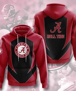 Sports American Football Ncaaf Alabama Crimson Tide Usa Hoodie 3D 3
