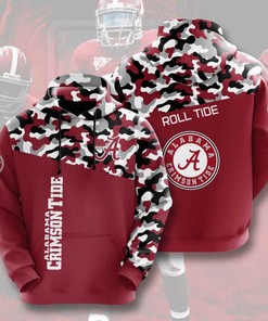 Sports American Football Ncaaf Alabama Crimson Tide Usa Hoodie 3D 5