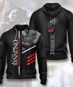 Sports American Football Ncaaf Cincinnati Bearcats Usa Sport All Over Print Hoodie 3D