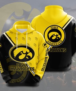 Sports American Football Ncaaf Iowa Hawkeyes Usa Sport All Over Print Hoodie 3D