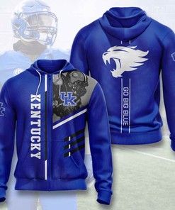Sports American Football Ncaaf Kentucky Wildcats Usa Sport All Over Print Hoodie 3D 1