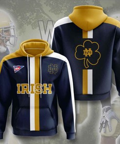 Sports American Football Ncaaf Notre Dame Fighting Irish Usa Sport All Over Print Hoodie 3D