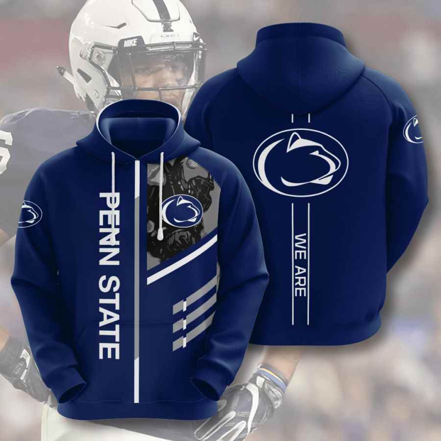 Sports American Football Ncaaf Penn State Nittany Lions Usa Sport All Over Print Hoodie 3D 4