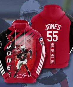 Sports American Football Nfl Arizona Cardinals Chandler Jones Usa Hoodie 3D