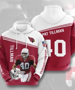 Sports American Football Nfl Arizona Cardinals Pat Tillman Usa Hoodie 3D