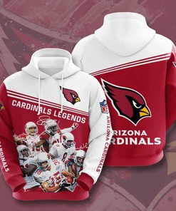 Sports American Football Nfl Arizona Cardinals Usa All Over Print Hoodie 3D