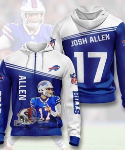 Sports American Football Nfl Buffalo Bills Josh Allen Usa Sport All Over Print Hoodie 3D 5