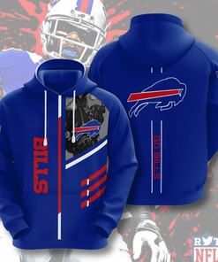 Sports American Football Nfl Buffalo Bills Usa Sport All Over Print Hoodie 3D