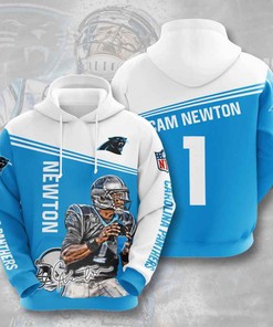 Sports American Football Nfl Carolina Panthers Cam Newton Usa Hoodie 3D