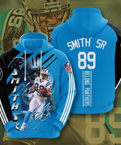 Sports American Football Nfl Carolina Panthers Steve Smith Sr. Usa Hoodie 3D