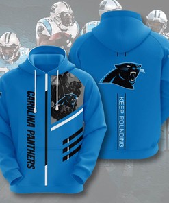 Sports American Football Nfl Carolina Panthers Usa Hoodie 3D 1