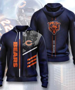 Sports American Football Nfl Chicago Bears Usa Hoodie 3D